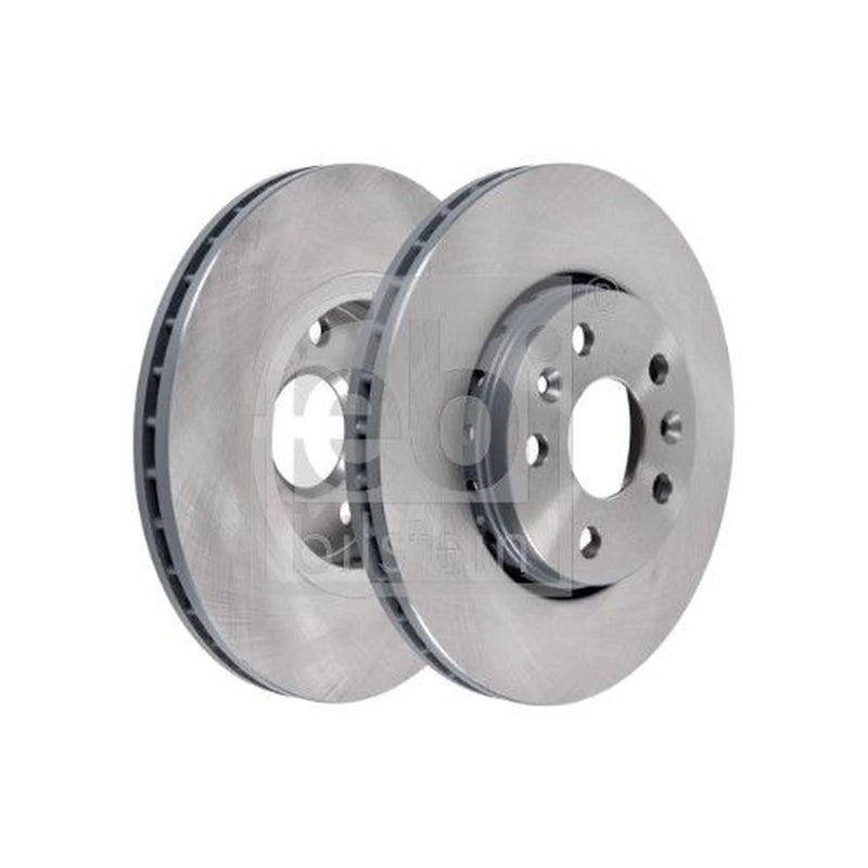 Febi 2 x Front Brake Discs 12097
