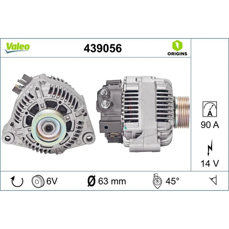 Valeo Car Alternator 12V 439056