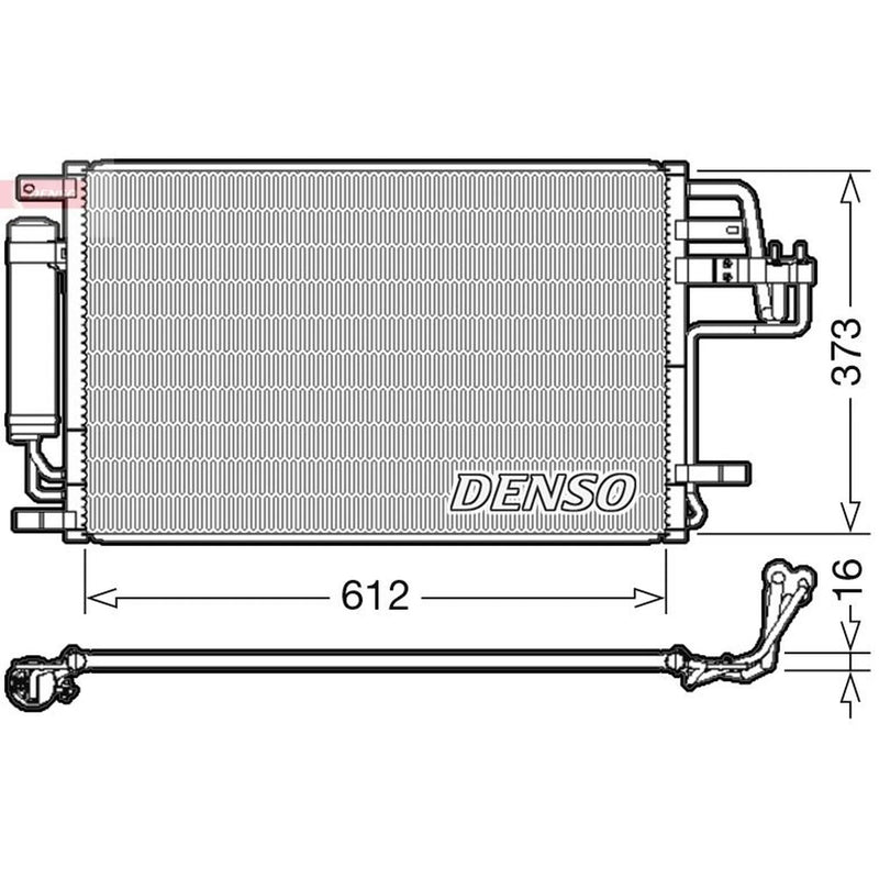 Denso Air Conditioning Condenser DCN41007