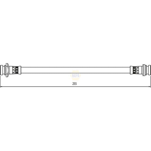 NAPA Brake Hydraulic Hose Line Rear NBH1189