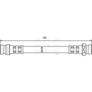 Apec Brake Hydraulic Hose Line Rear HOS3477
