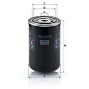MANN-FILTER Engine Oil Filter WD 940/19 OE 04819974