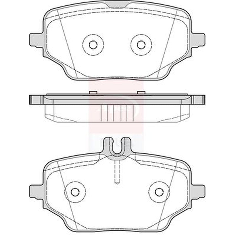 Apec Rear Brake Pad Set PD4009