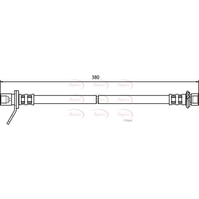Apec Brake Hydraulic Hose Line Rear Left HOS3547