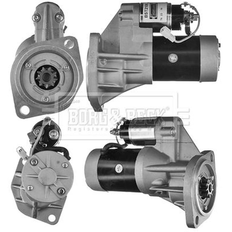 Borg & Beck Starter Motor 12V 2kW 9 Teeth BST2106