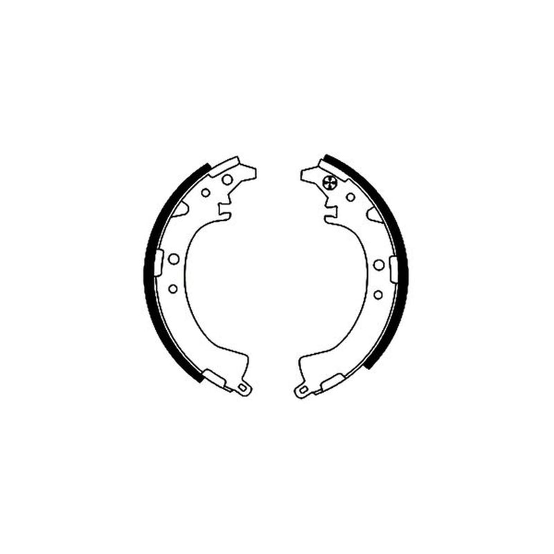 Mintex Brake Shoe Set Axle Kit MFR485