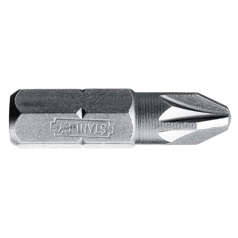 STANLEY® Hand Tools Pozidriv Bits PZ2 x 25mm (Box 25) - 1-68-949