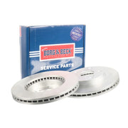 Borg & Beck 2 x Vented Front Brake Discs BBD4682