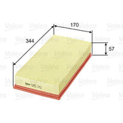 Valeo Engine Air Filter 585242