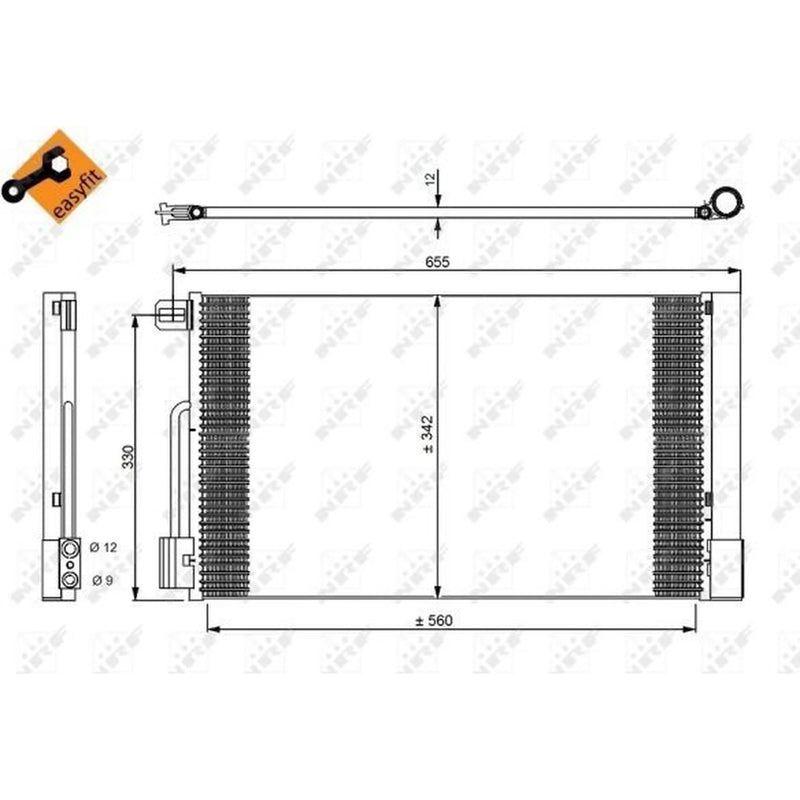 NRF Air Conditioning Condenser 35777