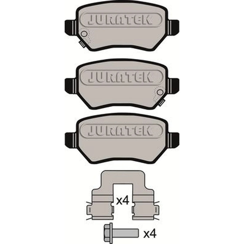 Juratek Rear Brake Pad Set JCP8082