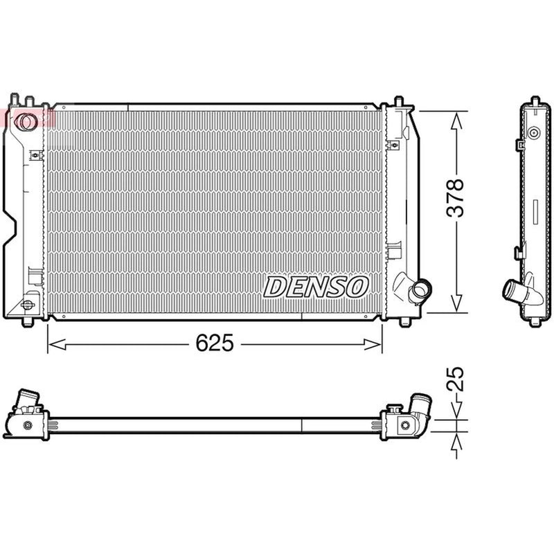 Denso Engine Radiator DRM50119