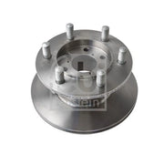 Febi 2 x Solid Front Brake Discs 17343
