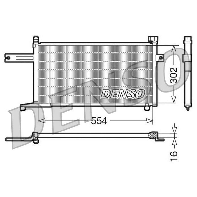 Denso Air Conditioning Condenser DCN46005