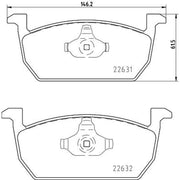 DON Front Brake Pad Set PCP1610