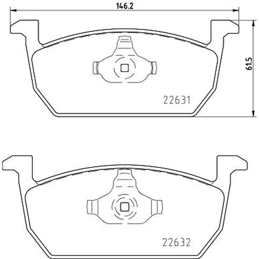 Mintex Front Brake Pad Set MDB3982