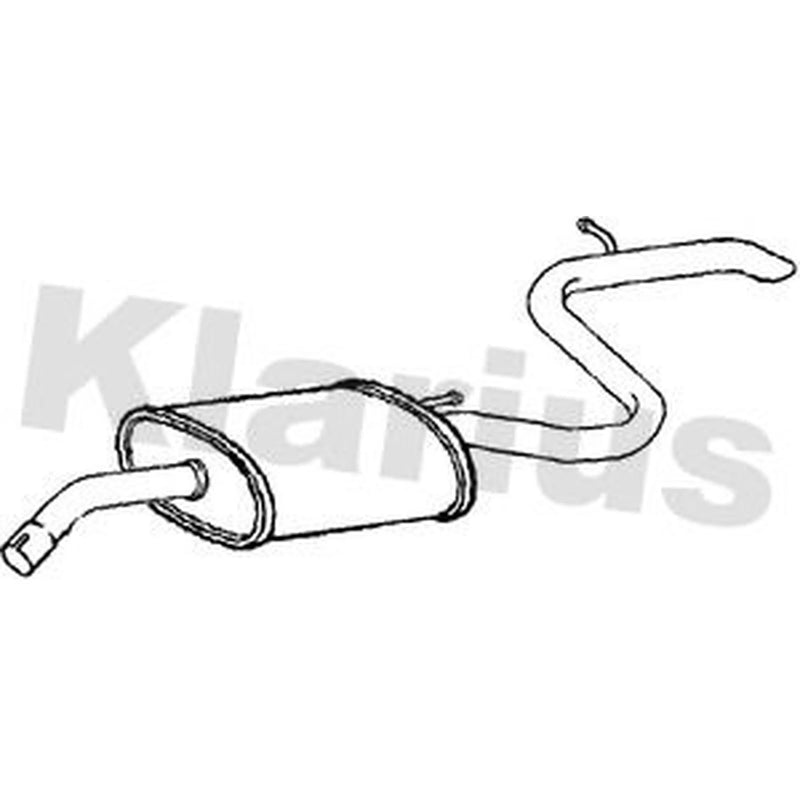 Klarius Box With Tail Pipe Rear HY304V