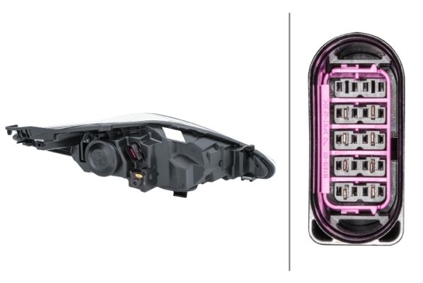 Hella Headlight Headlamp H7/H1 Left