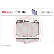 Brembo 4 x Front Brake Pad Set P50120