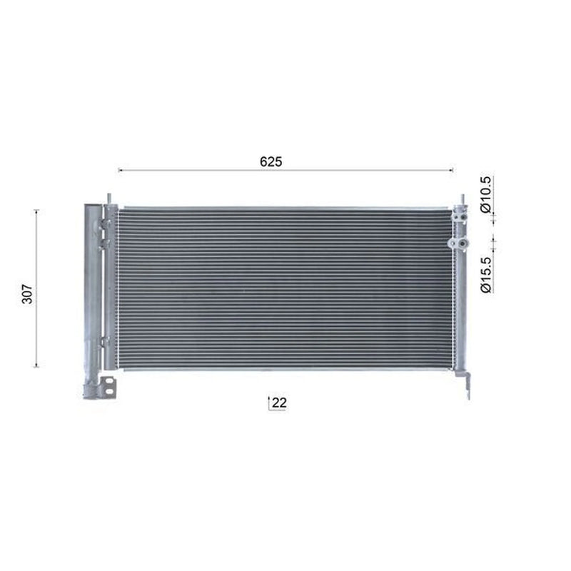 Mahle Air Conditioning Condenser AC 987 000S