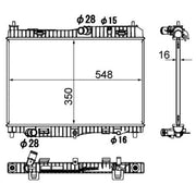 Mahle Engine Radiator CR 1896 000S