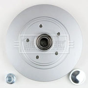 Borg & Beck 2 x Solid Rear Brake Discs BBD5977S