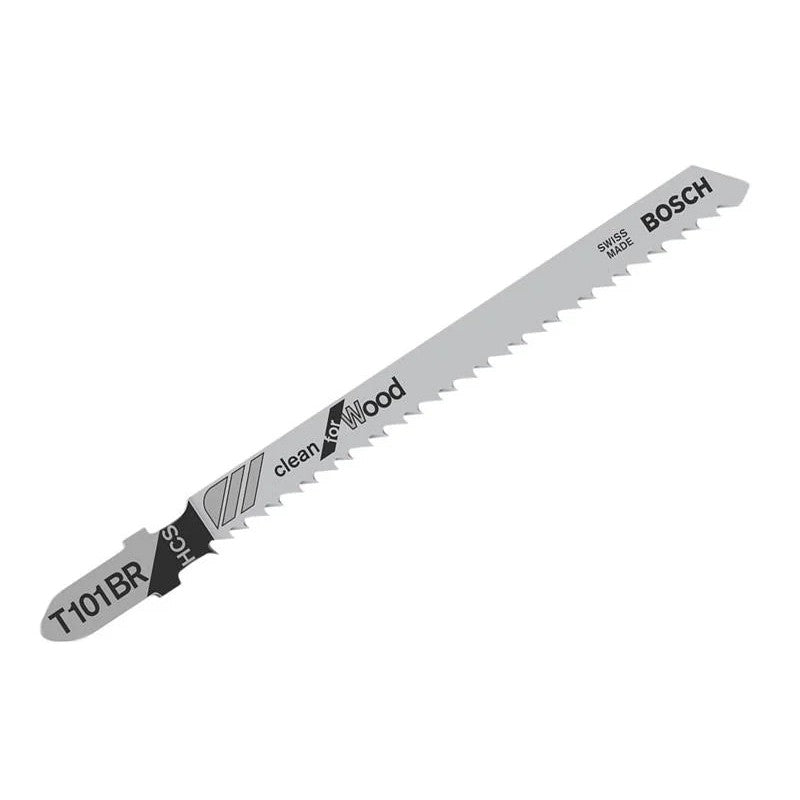 Bosch Powertool Accessories T 101 BR Clean for Wood Jigsaw Blades 100mm Pack of