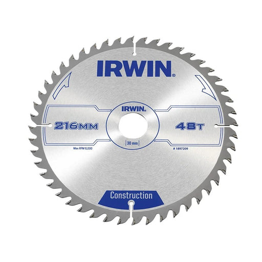 IRWIN® General Purpose Table & Mitre Saw Blade 216 x 30mm x 48T ATB - 1897209