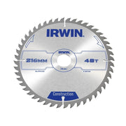 IRWIN® General Purpose Table & Mitre Saw Blade 216 x 30mm x 48T ATB - 1897209