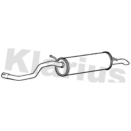 Klarius Box With Tail Pipe Rear SE202A