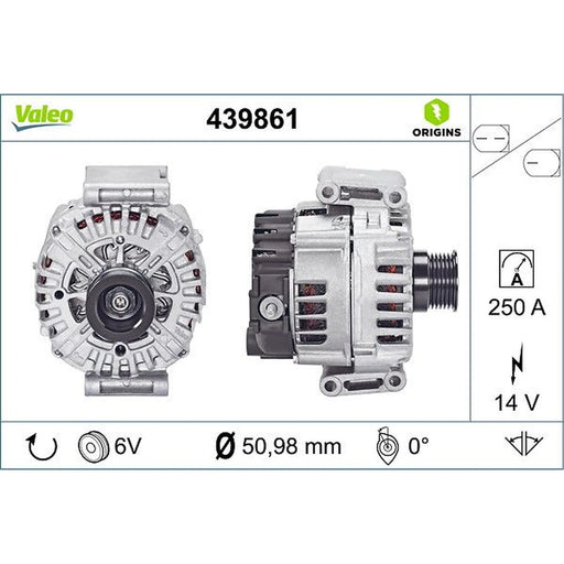 Valeo Car Alternator 12V 439861