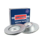 Borg & Beck 2 x Vented Front Brake Discs BBD5197