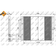 NRF Air Conditioning Condenser 35307
