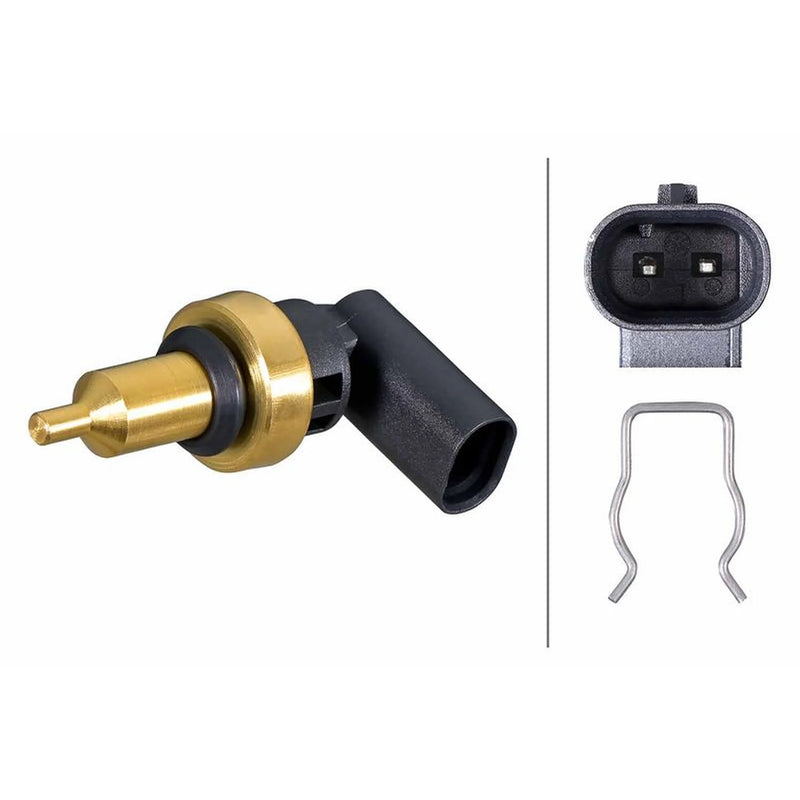 Hella Coolant Temperature Sensor Lower 6PT 358 385-571