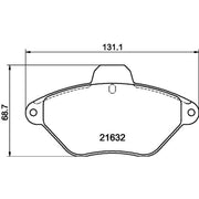 Mintex Front Brake Pad Set MDB1630