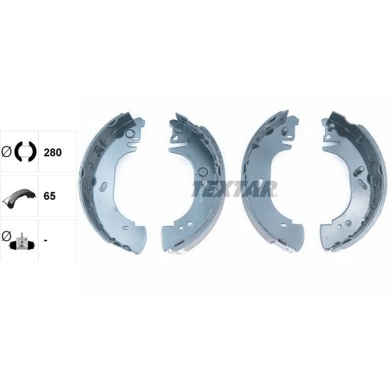 Textar Brake Shoe Set Axle Kit 91054500