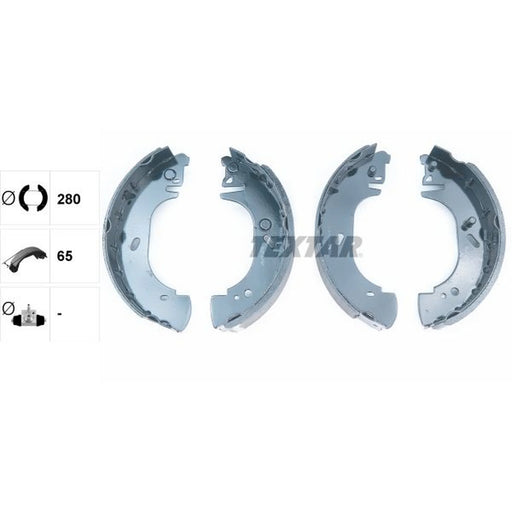 Textar Brake Shoe Set Axle Kit 91054500