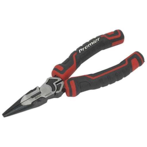 Sealey Long Nose Pliers High Leverage 160mm AK8372 Sealey  - Town Parts