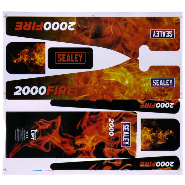 Sealey Custom Graphic Set (Fire)