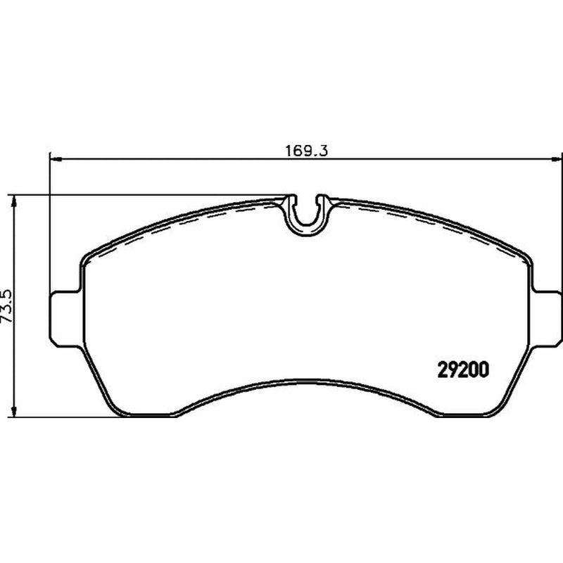 DON Front Brake Pad Set PCP1674