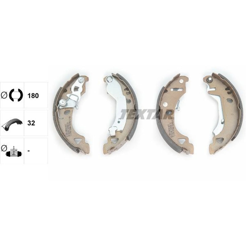 Textar Brake Shoe Set Axle Kit 91049200