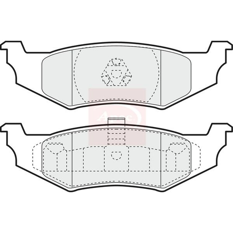 Apec Rear Brake Pad Set PAD1169