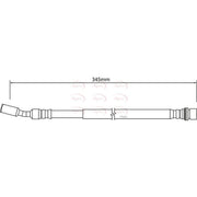Apec Brake Hydraulic Hose Line Rear HOS4176