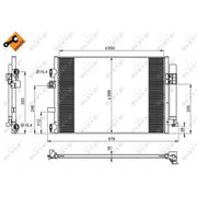 NRF Air Conditioning Condenser 350209