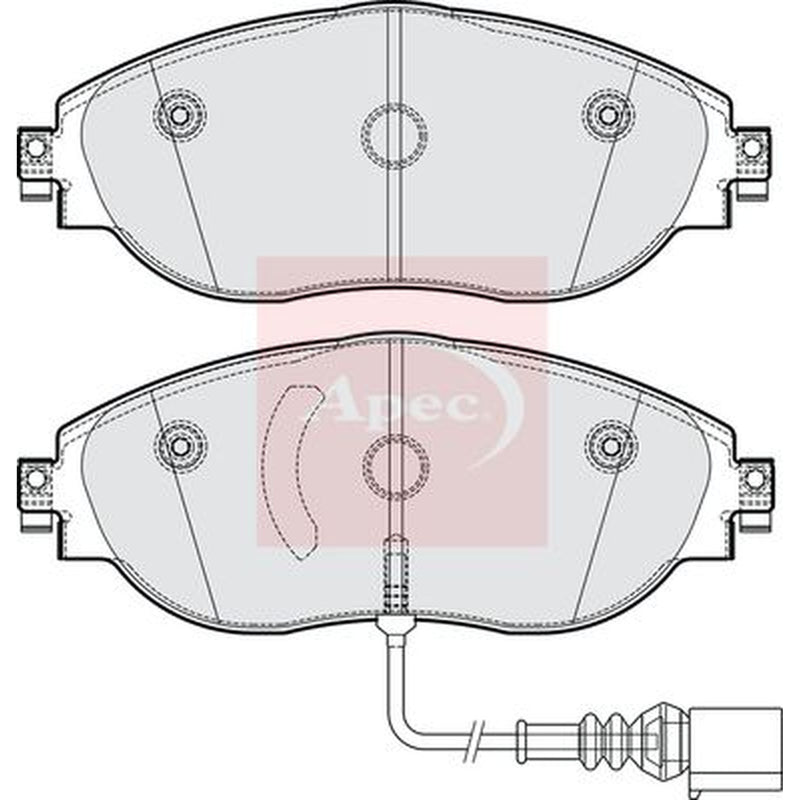 Apec Front Brake Pad Set PAD2304