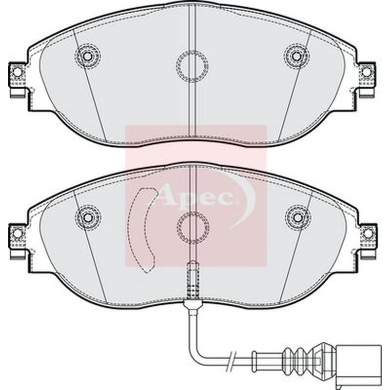 Apec Front Brake Pad Set PAD2304