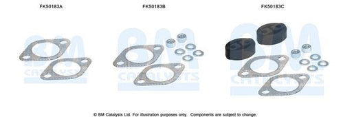 BM Catalysts FK50183A Exhaust Pipe Mounting Fitting Kit Fits Mitsubishi Colt BM - Town Parts