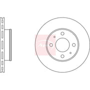 Apec 2 x Vented Front Brake Discs DSK2214