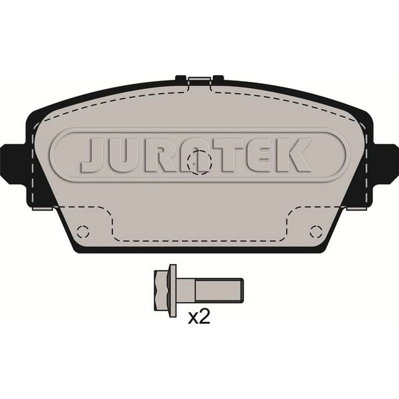 Juratek Front Brake Pad Set JCP1580