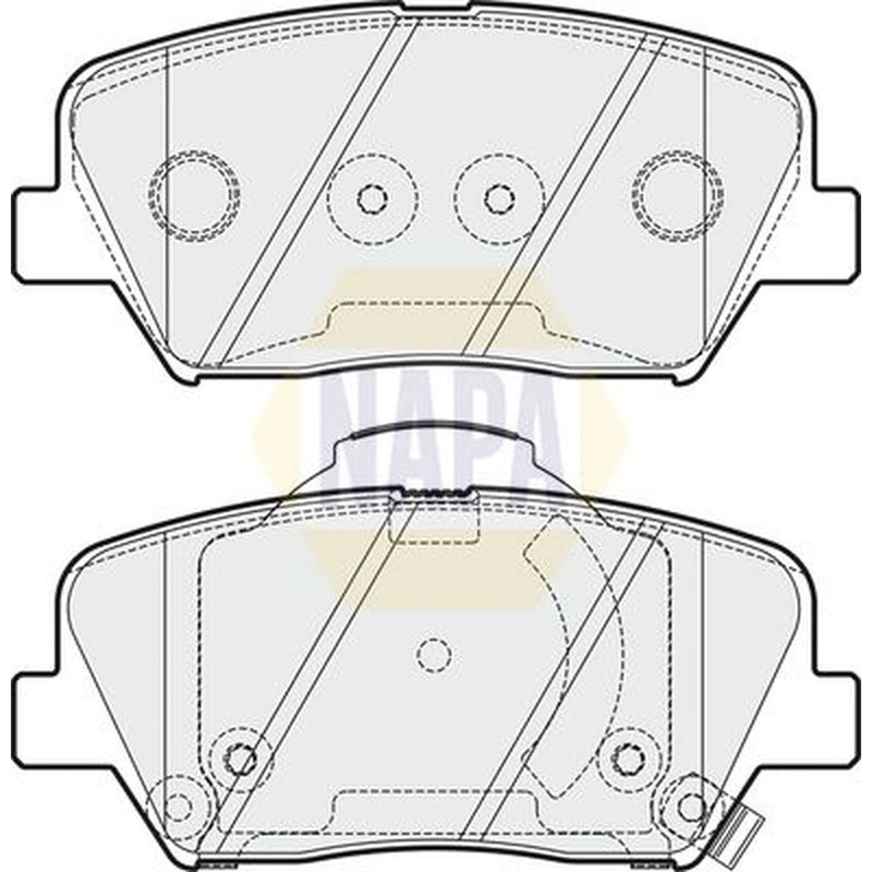 NAPA Front Brake Pad Set NBP1422